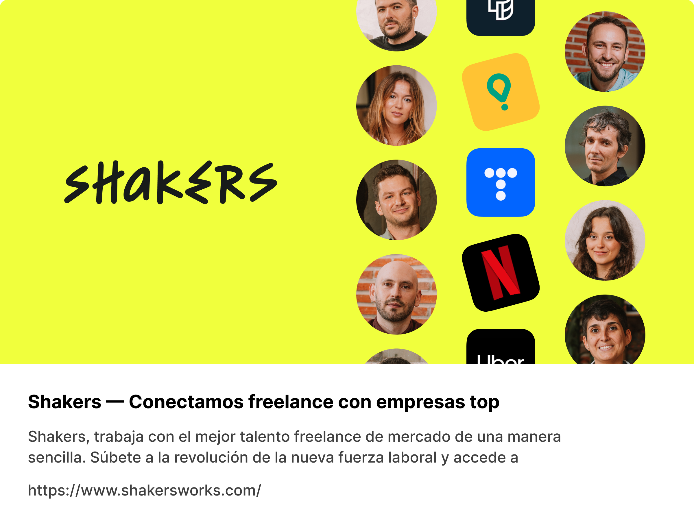 Shakers, el talento más top trabajando en los mejores proyectos